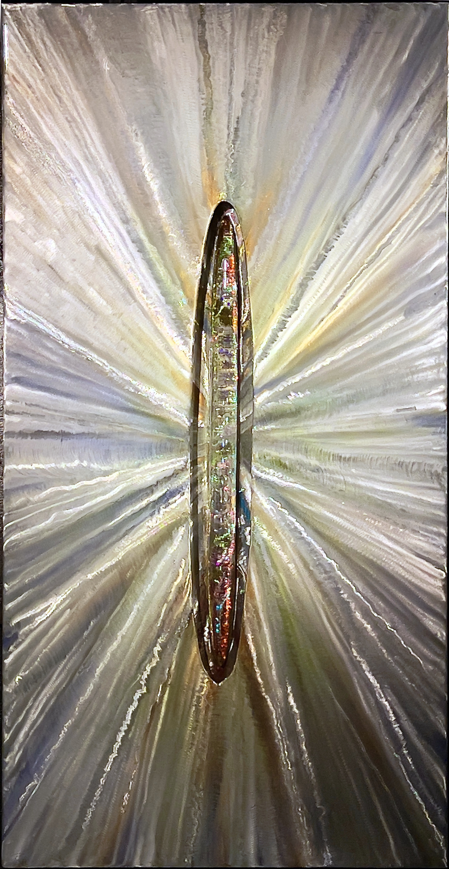 The Narrow Gate optical mixed media artwork by Red Wolf Fine Art