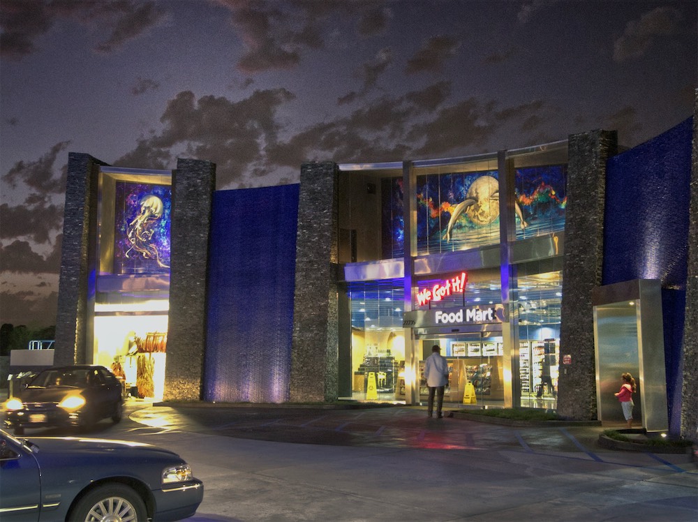 Large-scale Red Wolf Fine Art architectural commission installation